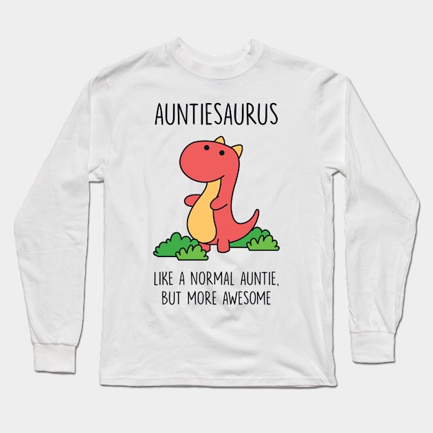 Auntiesaurus Long Sleeve T-Shirt by redbarron